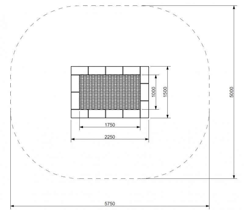 Trampolin ORTA 150x225 WP - Slika 3