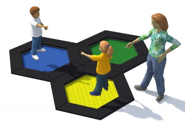 Set trampolina HEXO 3B