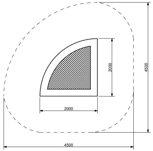 Trampolin KVARTALO 200 - Slika 4
