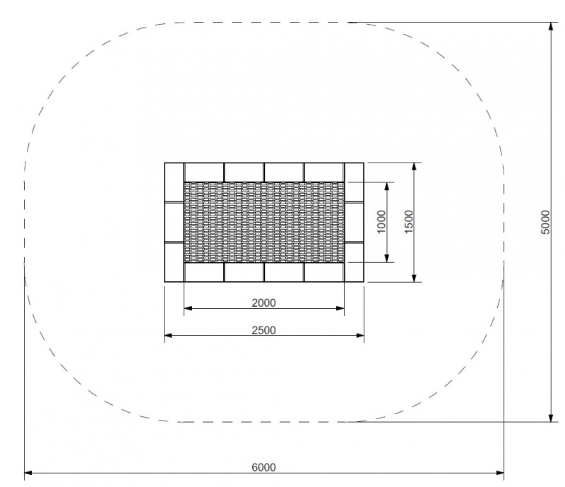 Trampolin ORTA 150x250 - Slika 4
