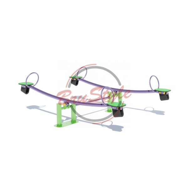 Kackalica na oprugama "Zebra" DIO141 HDPE