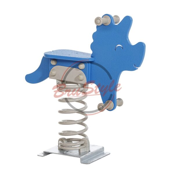 Klackalica na oprugama "Dino" plava DIOS1124 HDPE