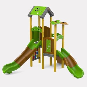 Kompleksno igralo JUNGLE - aluminij