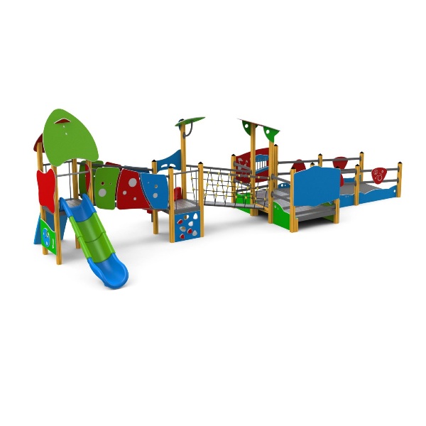 Inkluzivno igralo AMAZONIA - aluminij - Slika 2