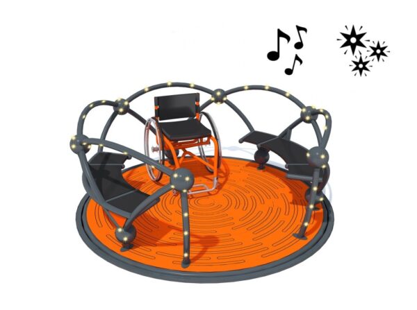 Inkluzivni vrtuljak ATOMIC LUMO PLAY