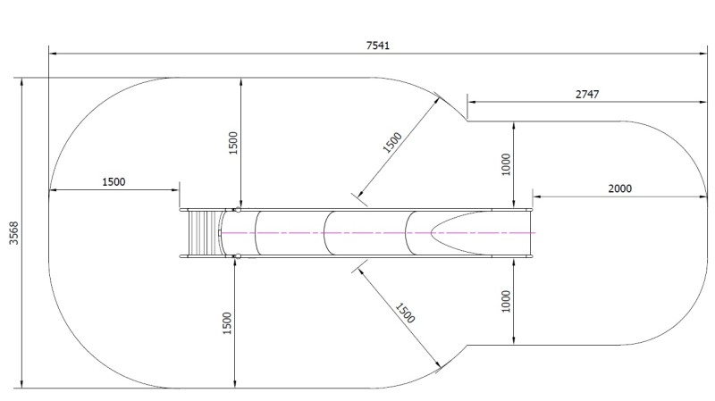 Tobogan FRABINA V 1,6 m - Slika 3