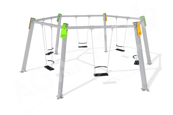 VIŠESTRUKA ŠESTEROKUTNA LJULJAČKA - R4170