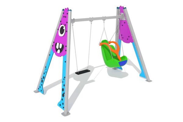 LJULJAČKA SPOOKY CLUMSY S MIX SJEDALIMA R4150MD