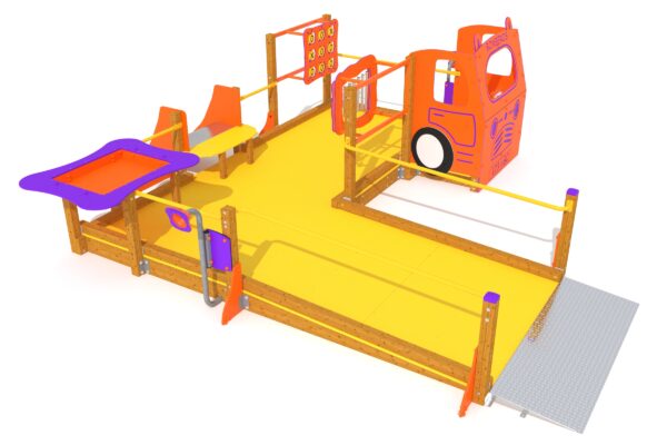 INKLUZIVNI SET ZA IGRU VATROGASNA STANICA U PARKU - VELETA | R4284