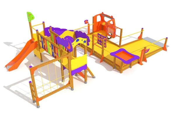 INKLUZIVNI SET ZA IGRU VATROGASNA STANICA U PARKU - VELETA | R4280