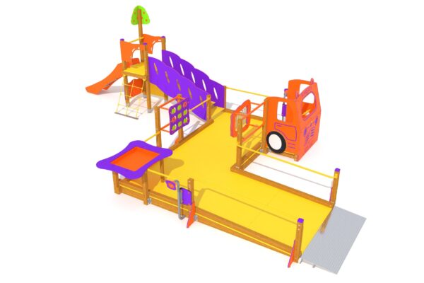 INKLUZIVNI SET ZA IGRU VATROGASNA STANICA U PARKU - VELETA | R4282