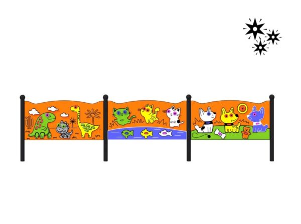 Ploča WORLD OF ANIMALS 1 LUMO